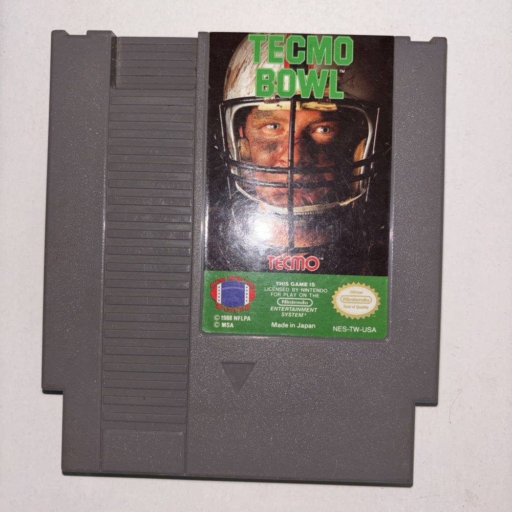 Nes Nintendo Tecmo Bowl Hand Polished Contacts Tested Guaranteed